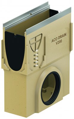 ACO DRAIN Multiline V 200 Skrzynka odpływowa O 160 Krawędzie ze stali ocynkowanej ACO P13191