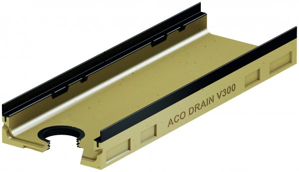 ACO DRAIN Multiline V 300 Korytko z uszczelką O 110 Krawędzie z żeliwa ACO P13722