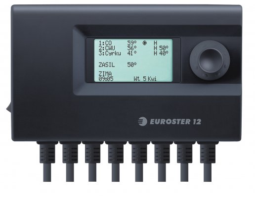 Elektroniczny, programowalny sterownik tygodniowy Euroster 12
