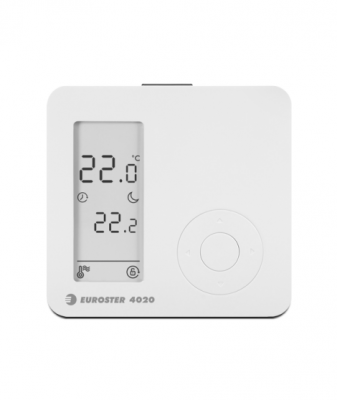 Regulator temperatury z programowanym czasowym obniżeniem temperatury komfortowej Euroster 4020