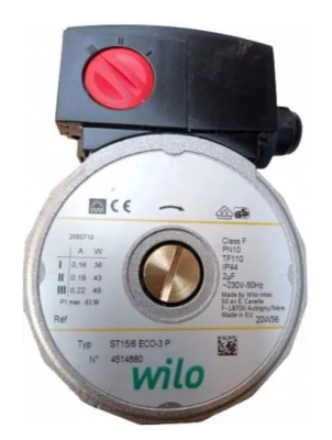 Pompa solarna Wilo ST15/6 ECO-3P Hewalex 25.25.25