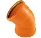 Kolano kanalizacji zewnętrznej dwukielichowe PP S16 z uszczelkami K-U21 110x30° Kaczmarek 0714202350