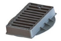 Wpust uliczny do studni osadnikowych DN 500, krata uchylna z zawiasem, klasa D 400 - 40t (H115/600x400) Kaczmarek 2902285500