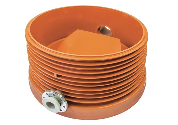 Kineta rozprężna 1000 PP bez uszczelki do pierścienia wznoszącego, z luźnym kołnierzem 1000/H500/110 PE-200KG Kaczmarek 2638143130