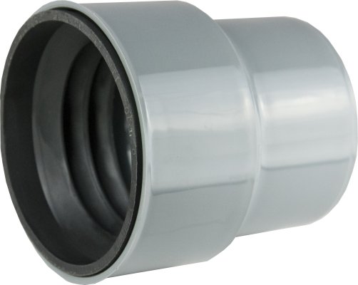 Traper kanalizacji wewnętrznej PP-HT z uszczelką do rur żeliwnych, popiel 50 Kaczmarek 2234142100