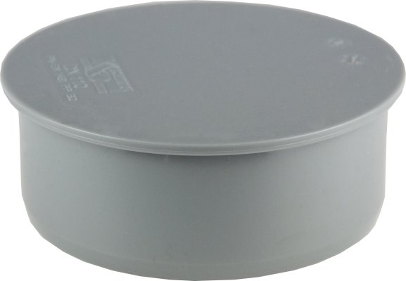 Korek zamykający kanalizacji wewnętrznej PP-HT bez uszczelki, popiel 50 Kaczmarek 2241142100