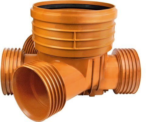 Kineta zbiorcza 400 PP - Typ 2 K2-Kan DN/ID z uszczelką do rury trzonowej (wznoszącej), bez uszczelek w kielichach rur wlotowych 250 Kaczmarek 2542543300