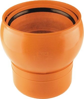 Przegub kulowy kanalizacji zewnętrznej PP z uszczelkami K-U21, możliwość regulacji kąta +/- 7,5°, 315 ± 7,5° Kaczmarek 0718293310