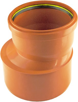 Redukcja kanalizacji zewnętrznej PP SN8 niecentryczna z uszczelką K-U21 250/200 Kaczmarek 0730233300