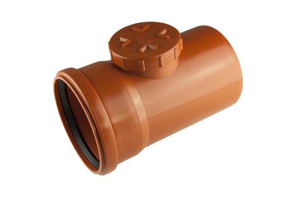 Rewizja kanalizacji zewnętrznej PP jednokielichowa z uszczelką 110 Kaczmarek 0747203300