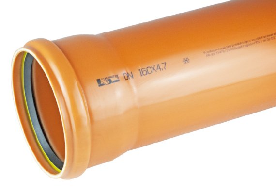 Rura kanalizacji zewnętrznej PP Lita SN8 z kielichem i uszczelką K-U21, S 14 250x8,6x6000 Kaczmarek 0527333600