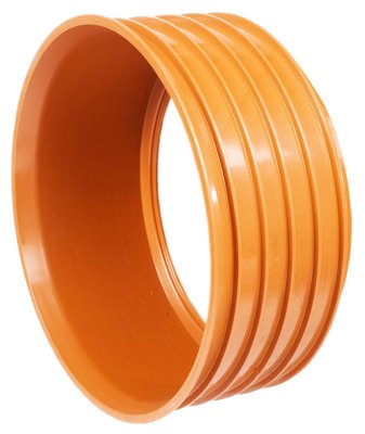 Przejście szczelne kanalizacji zewnętrznej K2-Kan ID PP bez uszczelki, przez studnię betonową, czarne 800 Kaczmarek 1049373000