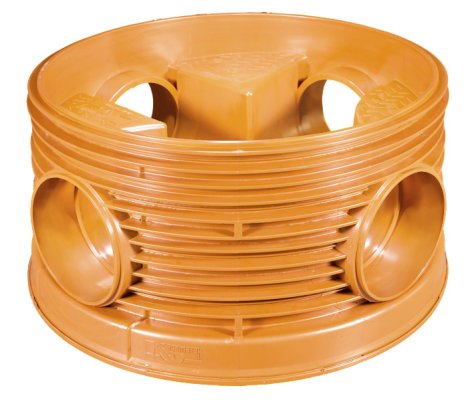 Kineta zbiorcza 1000 PP - Typ 2 K2-Kan DN/ID bez uszczelki do pierścienia wznoszącego, bez uszczelek w kielichach rur wlotowych 400x90° (270°) Kaczmarek 2632569030