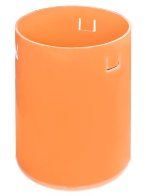 Rura teleskopowa 315 PVC-U bez kielicha i bez uszczelki, z zaczepami do włazu żeliwnego DN/ID 315 mm, oranż 315x800 Kaczmarek 2781321080