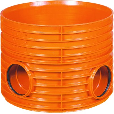 Kineta przelotowa 600 PP - Typ 1 KG z uszczelką do rury trzonowej (wznoszącej), z uszczelkami w kielichach rur wlotowych 160x90° (270°) Kaczmarek 2581126300