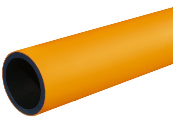 Rura gazowa TYTAN Typ 2/2 PE 100-RC SDR 17,6, oranż/czarny 450x25,6x12 m Kaczmarek 4123215540