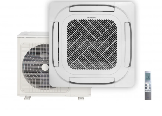 Klimatyzator kasetonowy typu super slim z jednostką zewnętrzą Kaisai kcd-36hrg32x/kod30u-36hfn32x