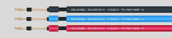 Przewód do instalacji fotowoltaicznej Solarex-X H1Z2Z2-K 1x6 mm2 czerwony Helukabel 713569