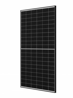 Panel fotowoltaiczny w czarnej ramie o mocy 385W JA SOLAR JAM60S20-385/MR_BF