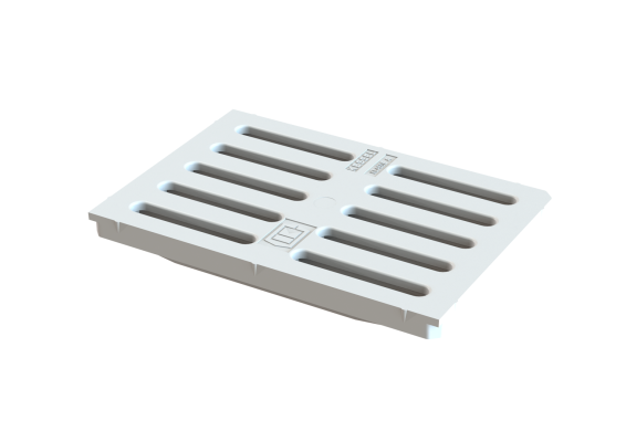 Ruszt szczelinowy, kl. L15, srebrny Kessel 30001W