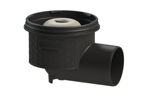Korpus wpustu Ecoguss, DN 80, odpływ boczny Kessel 48383