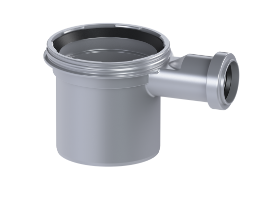 Przedłużka z PP, z odpływem bocznym, DN 50, system 125 Kessel 48989