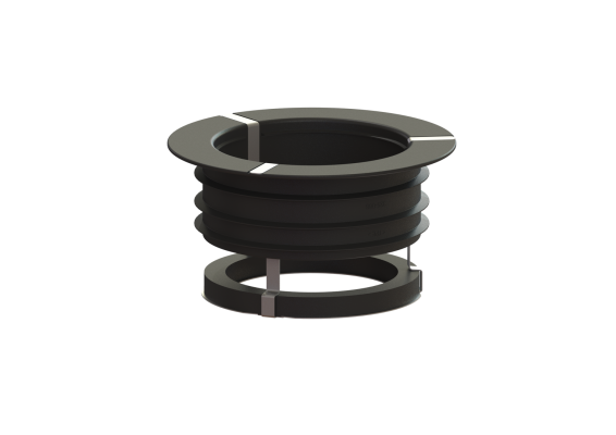 Quick Fit do wpustów Ecoguss, odpł. pion., z ochroną przeciwpożar., system 125 Kessel 48990