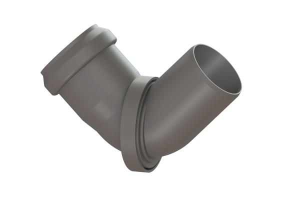 Kolanko regulowane HTK z PP DN 50 Kessel 63050