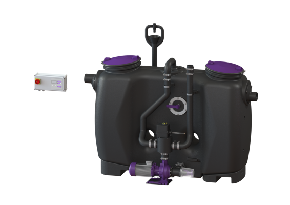 Separator tłuszczu EasyClean PV+S Auto Mix &Pump, NS 4, z SonicControl Kessel 93004.02/PVS