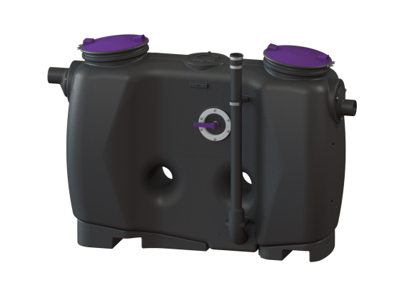 Separator tłuszczu EasyClean D Standard, NS 4, z okienkiem wziernikowym, bez SonicControl  Kessel 93004.21/D