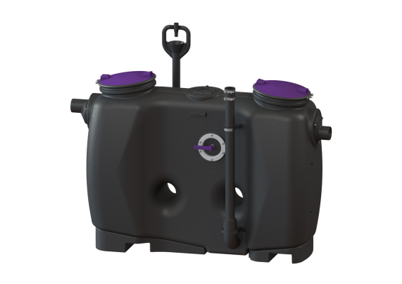 Separator tłuszczu EasyClean D Standard, NS 4, z króćcem bezpośredniego napełniania i okienkiem wziernikowym, bez SonicControl  Kessel 93004.31/D