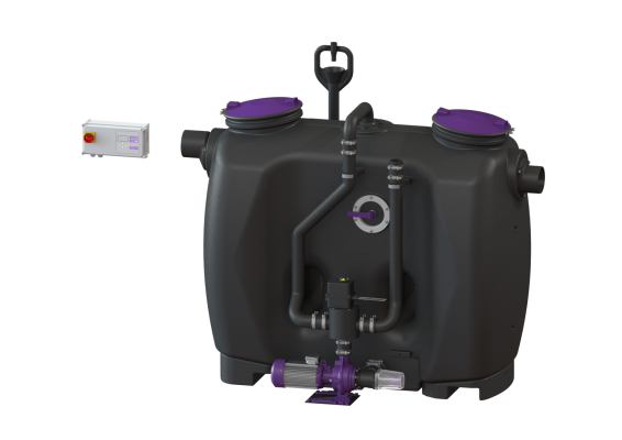 Separator tłuszczu EasyClean PV+S Auto Mix &Pump, NS 7, z SonicControl Kessel 93007.02/PVS
