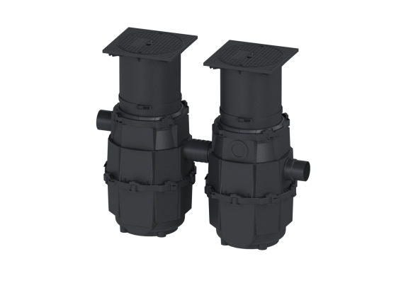 Separator zawiesin NS 2, do zabudowy w gruncie, z pokrywą w klasie A Kessel 97202/00A