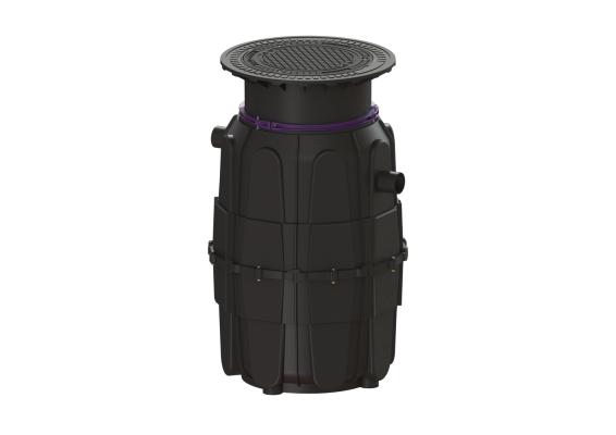 Separator tłuszczu EasyClean ground Modular Standard (T:295-480mm), NS 1, pokrywa klasy B Kessel 98201/00B