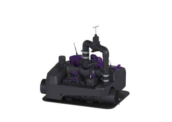 Przepompownia hybrydowa wolnostojąca Ecolift L Bypass Mono FKA SPF 1300-S3 Kessel 22006