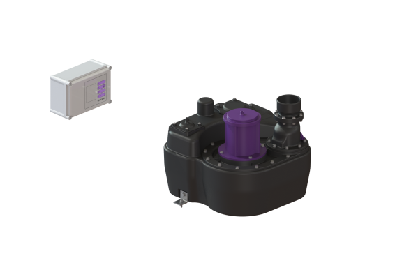 Przepompownia Aqualift F z szafką sterowniczną Standard, wolnostojąca, 3000-S3, 400 V, bez zasuwy odcinającej Kessel 28647