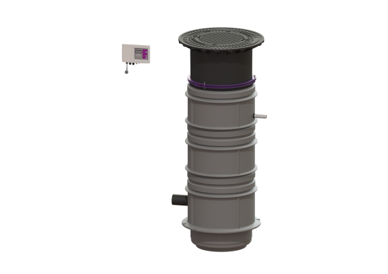 Przepompownia Aquapump Medium z 2 pompami GTF600, z szafką sterowniczą Comfort, kl. B, T3 Kessel 824831B