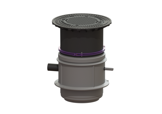 Przepompownia Aquapump Medium z 1 pompą GTF1200, pływak pompy, kl. B, T1 Kessel 827810B