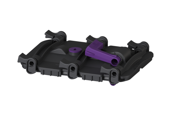 Pokrywa ryglowana z zamykaniem awaryjnym DN125/150 Kessel 70262