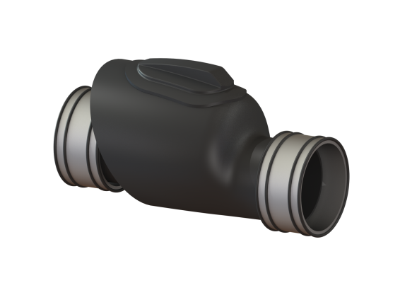 Zawór zwrotny prosty Multitube DN250 Kessel 71250