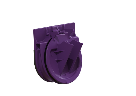 KESSEL - Klapa ręczna/Część wsuwana  Kessel 80041