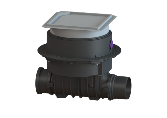 Korpus/Czyszczak Controlfix DN 150 z pokrywą pod płytki Kessel 80150X