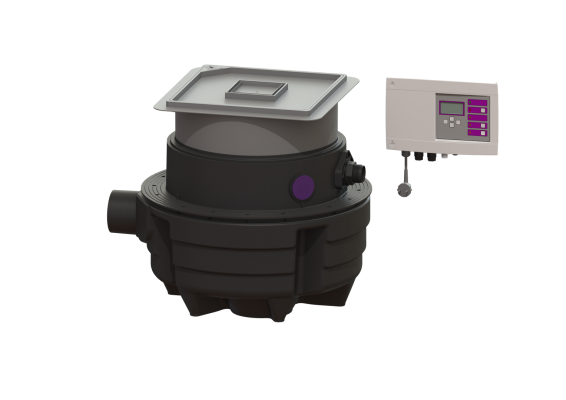 Przepompownia Aqualift F Compact Duo do zabudowy w płycie podłogowej pod płytki (dawniej 28704-C) Kessel 28704X