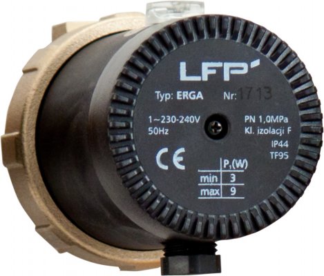Pompa cyrkulacyjna sterowana elektronicznie ERGA LFP Leszno A032-015-010-01