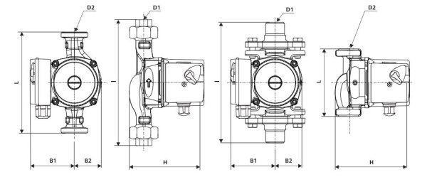 Pompa cyrkulacyjna PCOW 25/4 Z-180 LFP A071-025-040-08