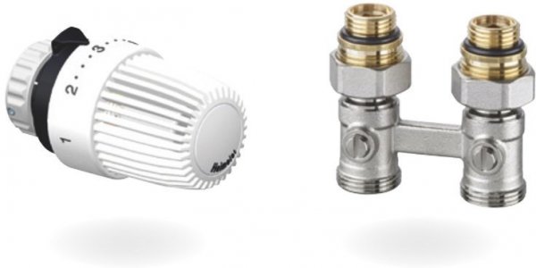 Zestaw grzejnikowy: Głowica termostatyczna S + Zawór VKO Vekotrim G 3/4