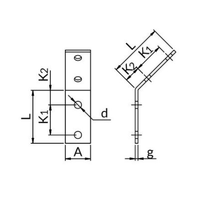 Kształtka XX7 135 profilu mg, mf, mh, mi N-XX7-MF135 Niczuk 81141071352