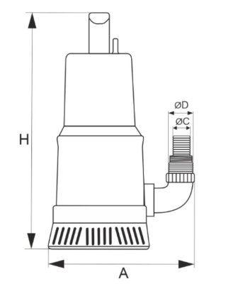 Pompa zatapialna TP 550BW/INOX Omnigena