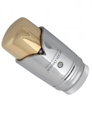 Głowica termostatyczna SH Brillant chrom-złoto M30x1,5 Schlosser 600200010