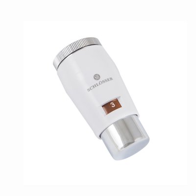 Głowica termostatyczna termostatyczna Mini Brillant Biała-Chrom SH M30x1,5 Schlosser 601100030